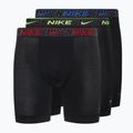 Boxer da uomo Nike Everyday Cotton Stretch 3 paia nero multi