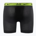 Boxer Nike Everyday Cotton Stretch da uomo 3 paia cyber nero/grigio cuoio/pony scuro 3