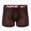 Nike Dri-Fit Essential boxer da uomo 3 paia verde/iper crimson/burgundy crush 4