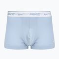 Boxer da uomo Nike Everyday Cotton Stretch Trunk 3 paia blu militare chiaro/blu force/bianco in vita 5