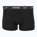 Boxer da uomo Nike Everyday Cotton Stretch Trunk 3 paia nero/ferro da stiro/grigio freddo con texture ad alta lucentezza wb 4