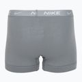 Boxer da uomo Nike Everyday Cotton Stretch Trunk 3 paia nero/ferro da stiro/grigio freddo con texture ad alta lucentezza wb 5