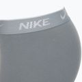 Boxer da uomo Nike Everyday Cotton Stretch Trunk 3 paia nero/ferro da stiro/grigio freddo con texture ad alta lucentezza wb 6