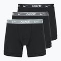Uomo Nike Everyday Cotton Stretch boxer 3 paia bi/grigio ferro/grigio chiaro texture lucida wb