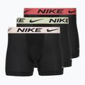 Uomo Nike Dri-Fit Essential Micro Boxer Brief 3 paia blk washed coral/olive aura/abrtract blue edge wb