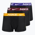 Boxer da uomo Nike Dri-Fit Essential Micro Trunk 3 paia nero university gold/deep night/dark team red wb