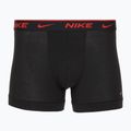 Boxer da uomo Nike Everyday Cotton Stretch Trunk 3 paia nero lig crim/des och/deep night logo in vita 3