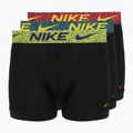 Boxer da uomo Nike Dri-Fit Essential Micro 3 pairs blklightcrimson/ brightcitron/evergreenaur