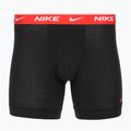 Uomo Nike Everyday Cotton Stretch boxer 3 paia nero light crimsn/desrt ochre/nero in vita 3
