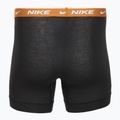 Uomo Nike Everyday Cotton Stretch boxer 3 paia nero light crimsn/desrt ochre/nero in vita 5