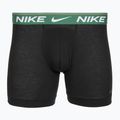 Boxer Nike Dri-FIT Ultra Comfort da uomo 3 paia nero evrgreen aura/deep night/nero in vita 2