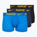 Nike Elite Breathe Trunk boxer da uomo 3 paia blu foto/marino notte/nero