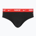 Uomo Nike Everyday Cotton Stretch Brief 3 paia nero light crimson/desert ochre/nero wb 2