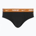 Uomo Nike Everyday Cotton Stretch Brief 3 paia nero light crimson/desert ochre/nero wb 3