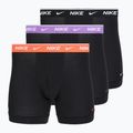Boxer da uomo Nike Essential Cotton Stretch 3 pairs cinder black