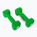 Pure2Improve manubri in neoprene verde da 2 kg P2I201400 2