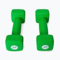 Pure2Improve manubri in neoprene verde da 2 kg P2I201400 3