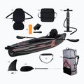 Pure4Fun Dropstitch 1 P nero/rosso/bianco kayak gonfiabile ad alta pressione