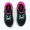 FILA Crusher V nero / rosa glo scarpe da bambino 12