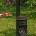 Camino da giardino BonFeu Bongiano LP black 2