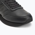 Calvin Klein scarpe da uomo HM0HM01897 Low Prof Runn Laceup Tape Triple Black 7