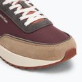 Calvin Klein scarpe da uomo HM0HM01714 Low Top Lace Up Repreve Mix Silver Mink/Vineyard Wine 7