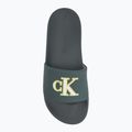 Infradito Calvin Klein YM0YM01281 Jelly Mono PU Seaside Aqua/Bianco Uomo 5