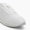 Calvin Klein Scarpe Donna HW0HW02574 Runner Lace Up Mono Pu Triple Bright White 7