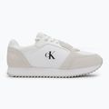 Scarpe Calvin Klein Donna YW0YW01644 Runner Laceup Sock Mg Nylon Mix Bright White/Black 2
