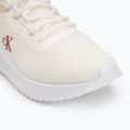 Calvin Klein scarpe donna YW0YW01851 Eva Runner L-Up Mix Mesh Logo Ck bianco brillante/nero 7