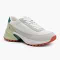 Calvin Klein scarpe da donna YW0YW01852 Hike Runner Mg Nylon Mix bianco brillante/oyster mushwroom