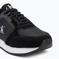 Scarpe da donna Calvin Klein YW0YW01644 Runner Laceup Sock Mg Nylon Mix nero 7