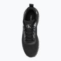 Calvin Klein scarpe donna YW0YW01851 Eva Runner L-Up Mix Mesh Logo Ck nero/mockingbird 5