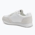 Calvin Klein scarpe da uomo YM0YM01326 Retro Runner Sock Lace Up Ny-Su Bianco/Nero brillante 3