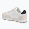 Calvin Klein scarpe da uomo YM0YM01325 Retro Runner Lace Up Ny-Su Bianco/Nero brillante 3
