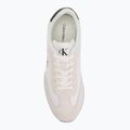 Calvin Klein scarpe da uomo YM0YM01325 Retro Runner Lace Up Ny-Su Bianco/Nero brillante 5