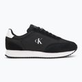 Calvin Klein scarpe da uomo YM0YM01325 Retro Runner Lace Up Ny-Su Nero/Bianco brillante 2