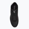 Calvin Klein scarpe da uomo YM0YM01325 Retro Runner Lace Up Ny-Su Nero/Bianco brillante 5