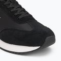 Calvin Klein scarpe da uomo YM0YM01325 Retro Runner Lace Up Ny-Su Nero/Bianco brillante 7