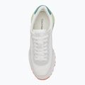 Calvin Klein scarpe uomo YM0YM01292 Hike Runner Casual Ny-Su Bright White/Wild Green/Tigerilily 5