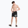 Pantaloncini da bagno Calvin Klein Medium con coulisse da uomo, nero 5