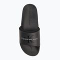 Calvin Klein YM0YM00361 Uomo Slide Rubber Neoprene Monologo nero infradito 5