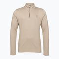 Felpa uomo Protest Rewill 1/4 Zip Active bamboo beige