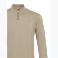 Felpa uomo Protest Rewill 1/4 Zip Active bamboo beige 3