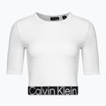 Maglietta Calvin Klein da donna in maglia bianca brillante 5