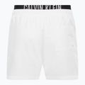 Pantaloncini da bagno Calvin Klein Medium con doppia cintura da uomo, bianco 2