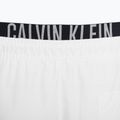 Pantaloncini da bagno Calvin Klein Medium con doppia cintura da uomo, bianco 4