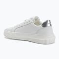 Calvin Klein scarpe donna YW0YW01224 Cupsole Mono Lth Wn bianco/argento 3