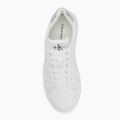 Calvin Klein scarpe donna YW0YW01224 Cupsole Mono Lth Wn bianco/argento 5