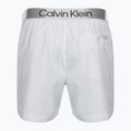 Pantaloncini da bagno Calvin Klein Medium con coulisse da uomo, bianco 2